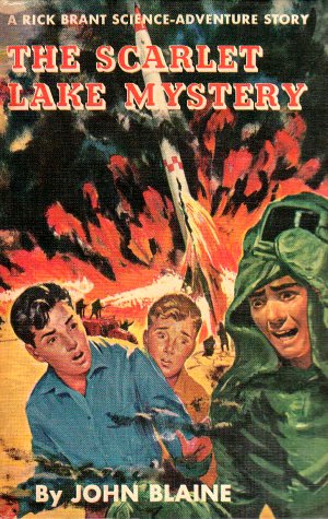 Rick Brant The Scarlet Lake Mystery Cover Art