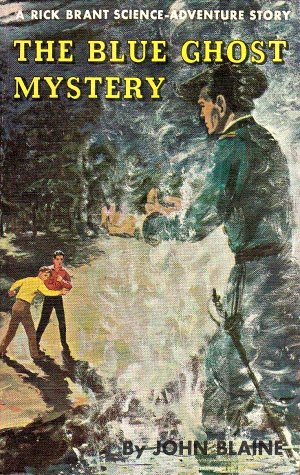 Rick Brant The Blue Ghost Mystery Cover Art