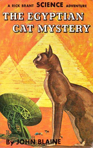Rick Brant The Egyptian Cat Mystery Cover Art