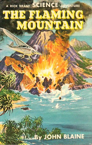Rick Brant The Flaming Mountain Cover Art