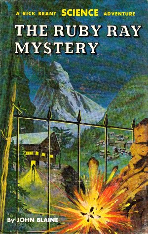 Rick Brant The Ruby Ray Mystery Cover Art