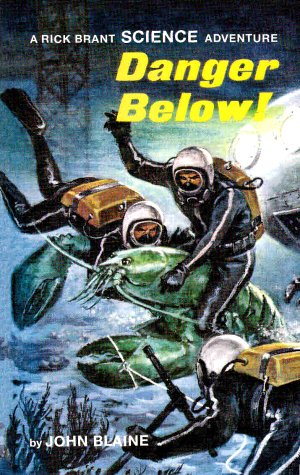 Rick Brant Danger Below! Cover Art